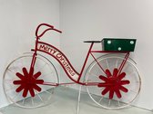 decoratieve fiets van ijzer - leuke decoratie met ruimte voor bloemen