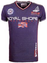 Geographical Norway T-shirt Blauw Royal Shore Jamacho - M