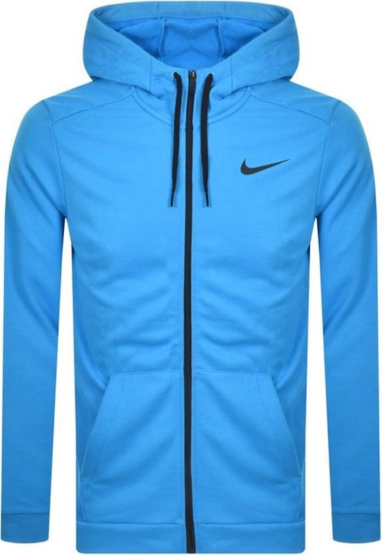 Nike Dry FZ Fleece vest heren blauw | bol.com