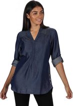 Regatta Blouse Maelie Dames Katoen Donkerblauw Maat 42