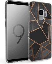 iMoshion Design voor de Samsung Galaxy S9 hoesje - Grafisch Koper - Zwart / Goud