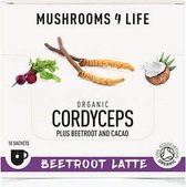 Mushrooms4Life - Cordyceps Bieten Latte - 350 gram