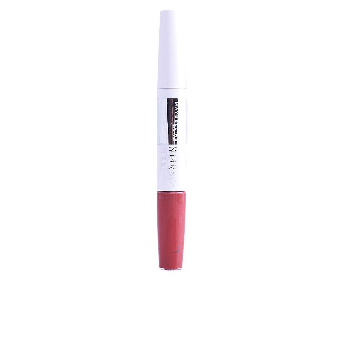 Maybelline Super Stay 24 uur Color - rode dop, witte huls, met stappen