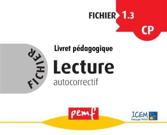 Fichiers de lecture - Fichier Lecture 1.3 CP - Livret Pédag ... - cover