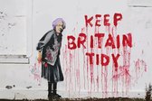 BANKSY Keep Britain Tidy Canvas Print
