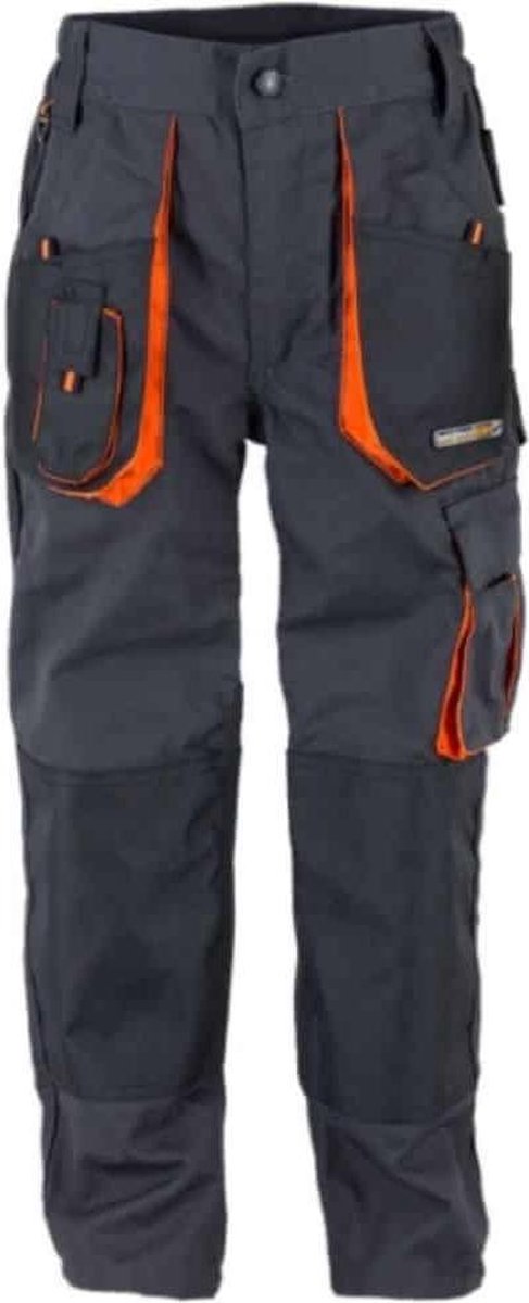 Terratrend Werkbroek 3230 Grijs/Oranje - grijs - 64