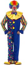 SMIFFYS - Donkerblauw clown kostuum voor mannen - L - Volwassenen kostuums