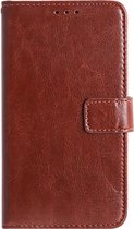 Shop4 - Wiko View 3 Hoesje - Wallet Case Cabello Bruin