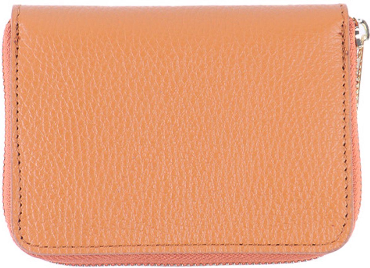Giuliano lederen portemonee - Dames - Made in Italy - Cognac