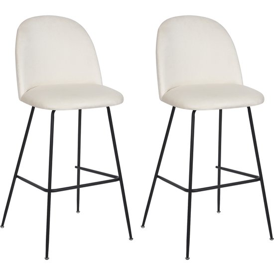 Set van 2 barstoelen KIANA Donkergroen