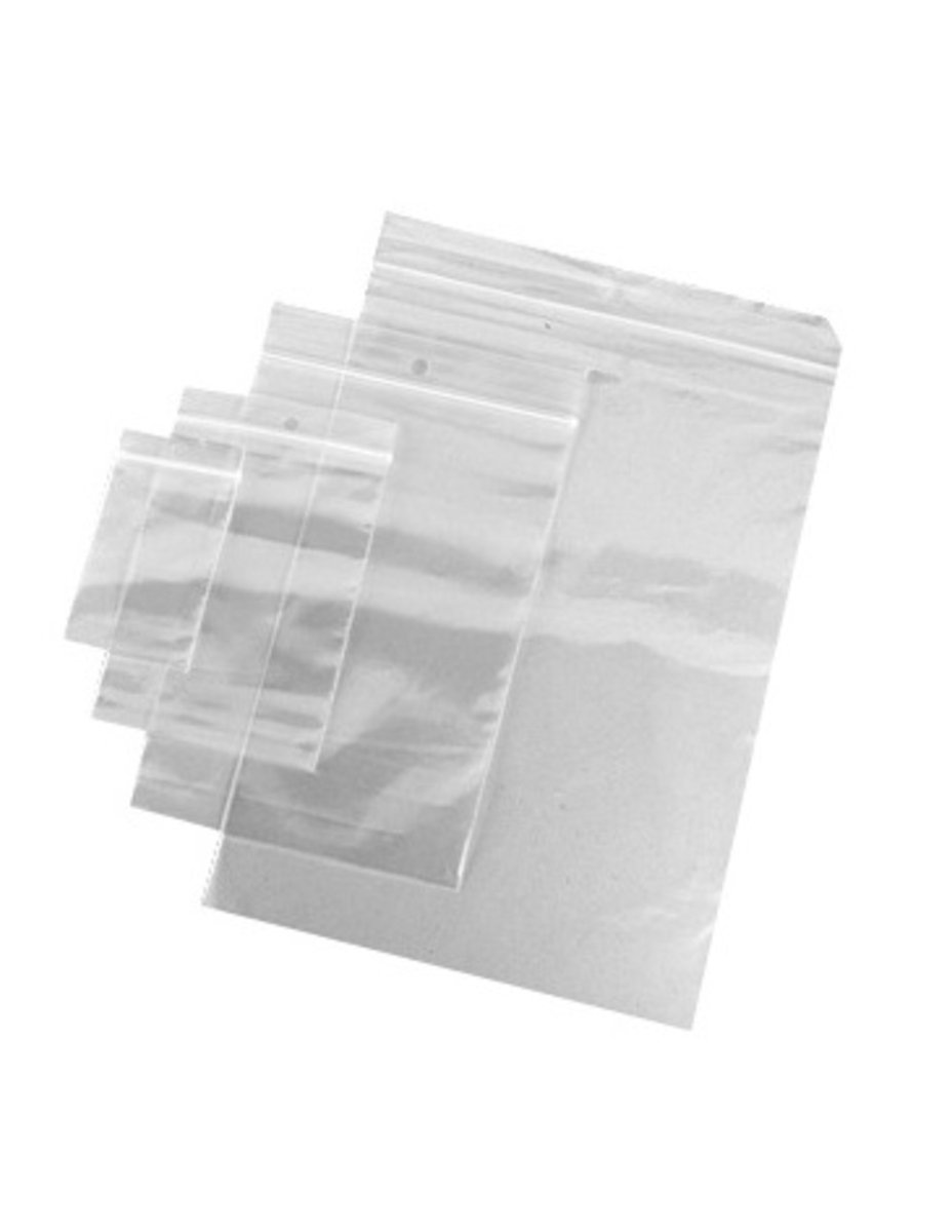100 stuks 19x25 cm/ 190x250mm Gripzakjes Sealbags Ziplock