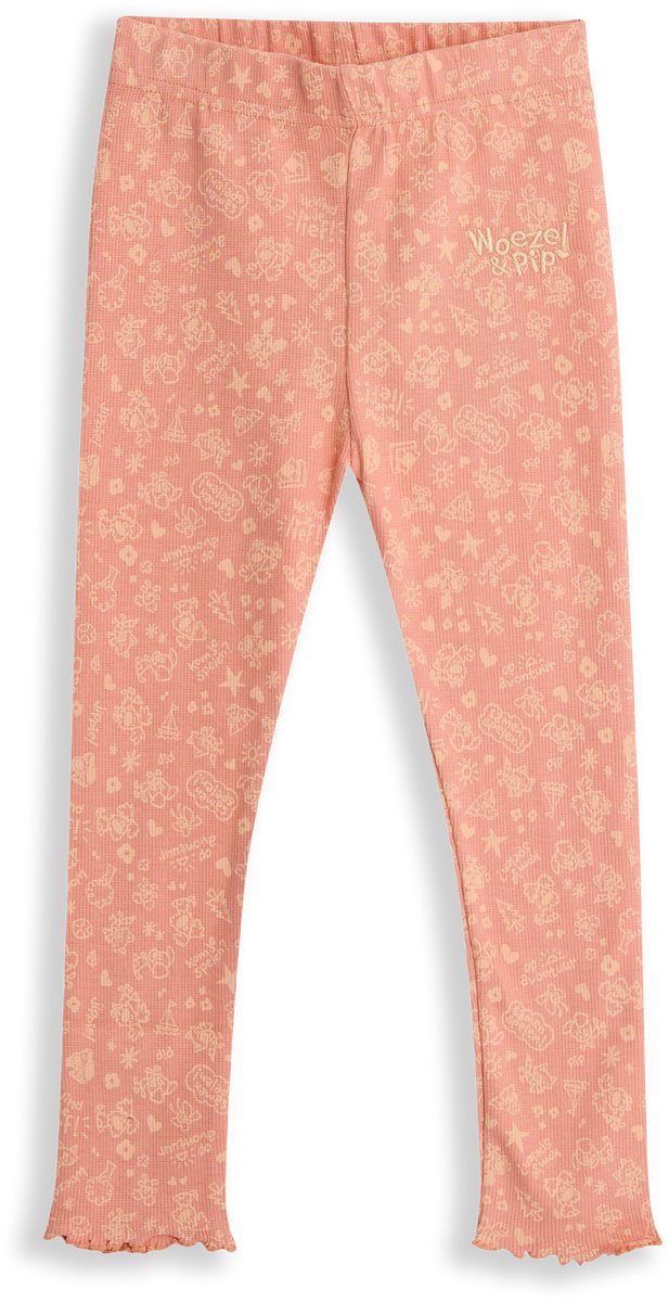 Woezel & Pip Broek Meisjes - Blooming Dahlia - Maat 110/116