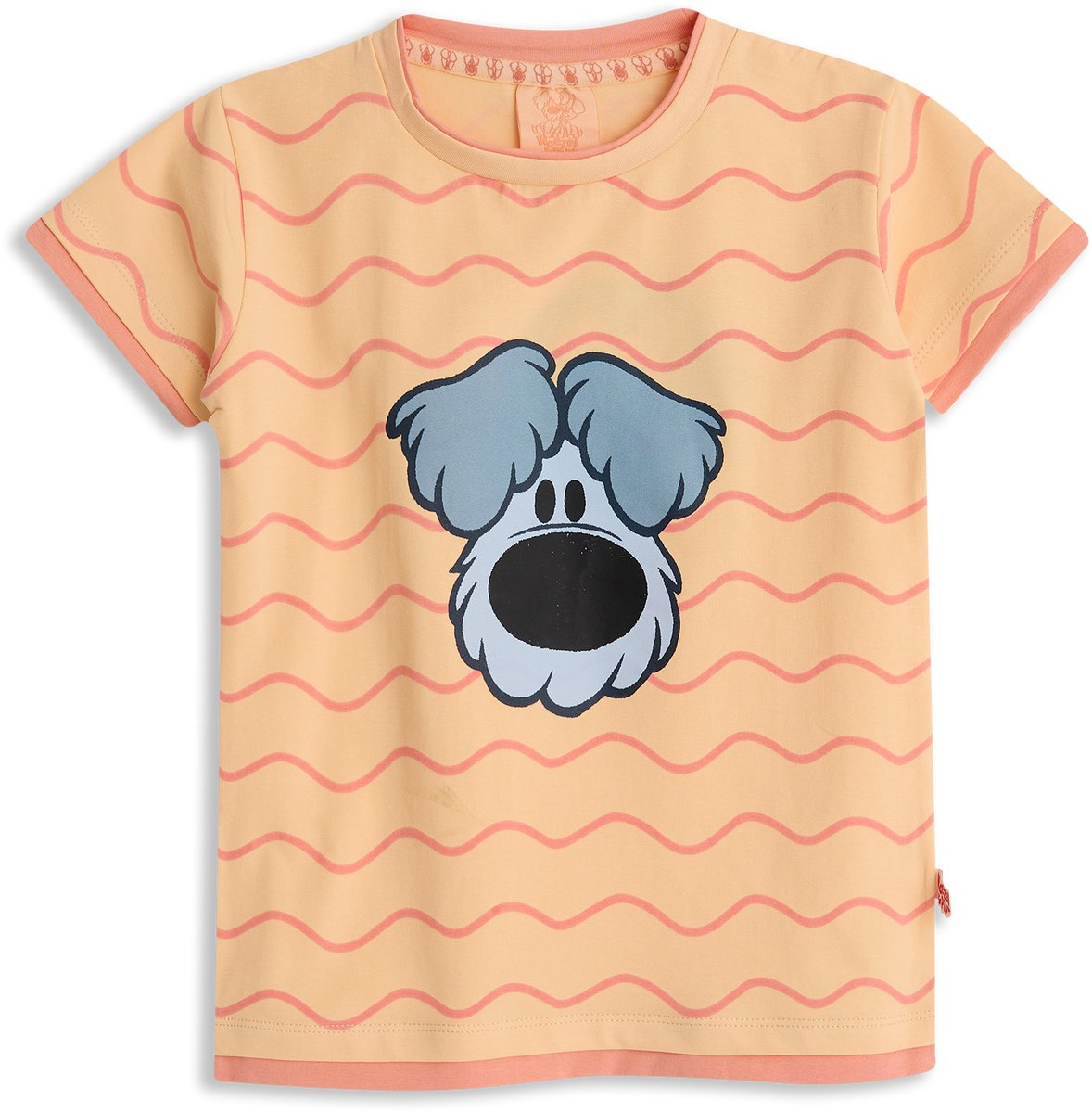 Woezel & Pip T-shirt jongens - Perzik - Maat 98/104