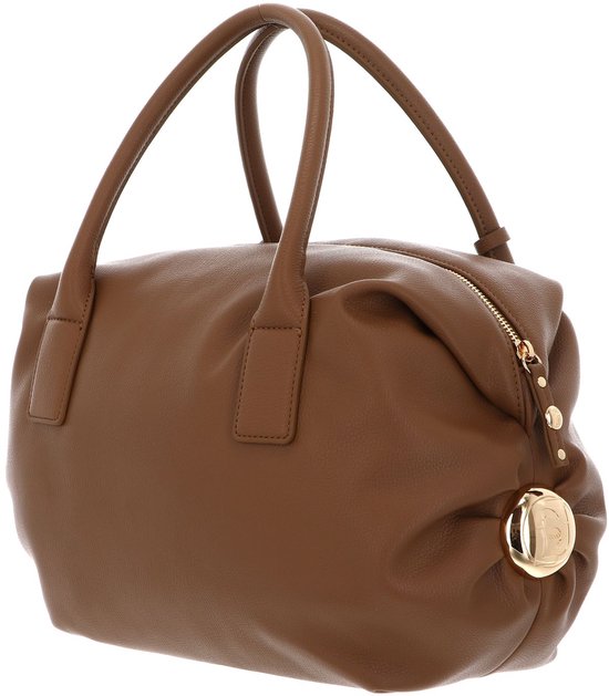 LIU JO sac à épaule bandoulière Amelie ECS Bowler Bag Suede brun