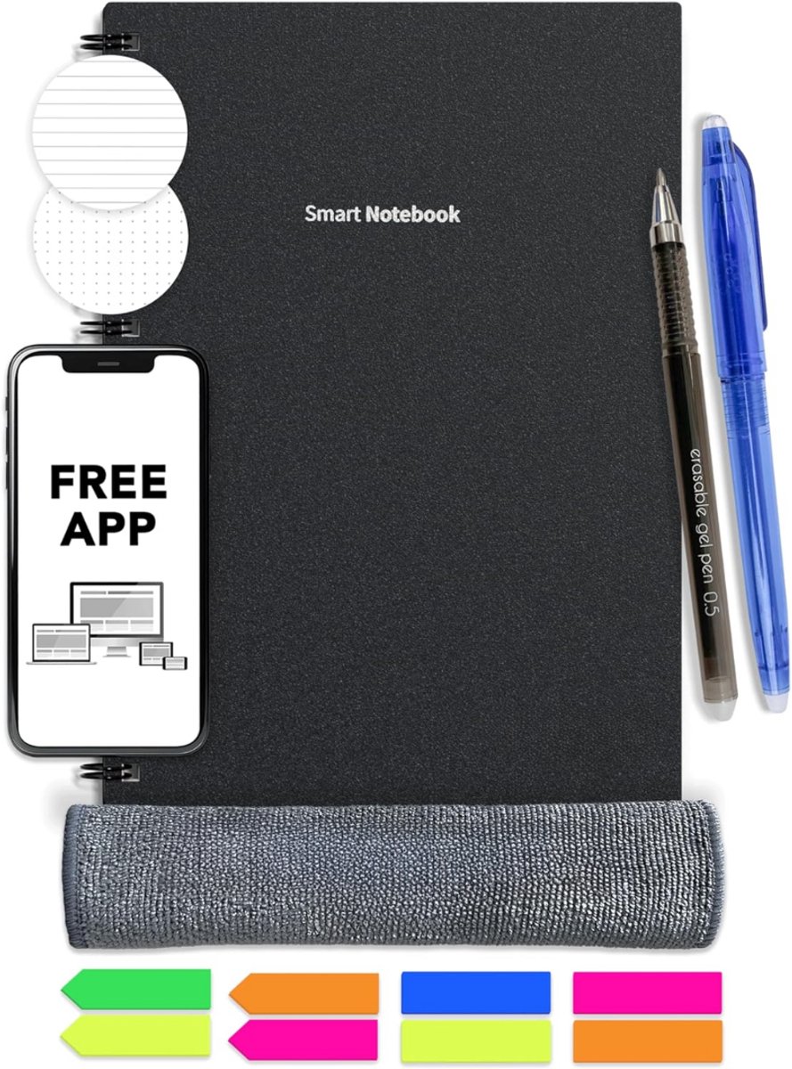 Lexium Digitaal Notitieblok - Paper Tablet - Schrijf Tablet - Digitaal Schrijven - Notitie Tablet - Digitaal Kladblok - Grafische Tablet