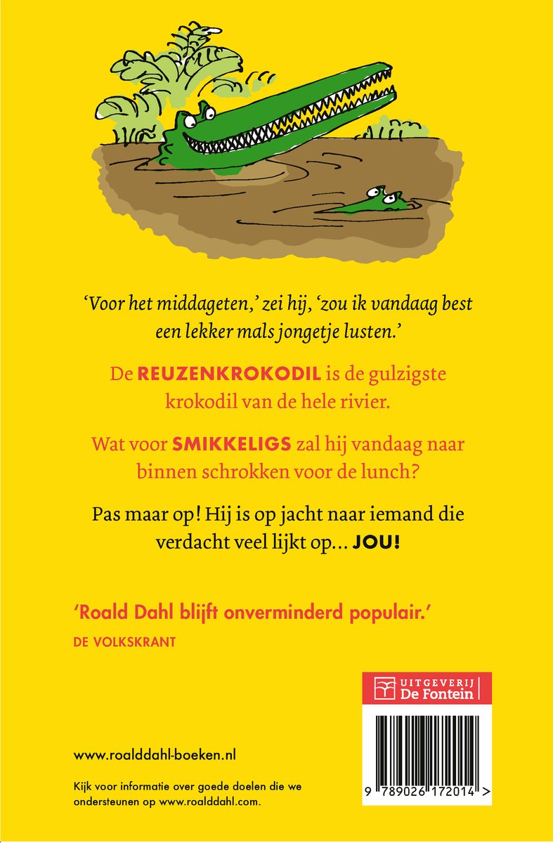 De reuzenkrokodil - back cover