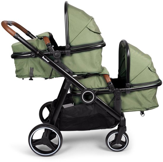 Baninni Voetenzak Voor Luiz Duo Kinderwagen Licht Groen van Baninni — afbeelding 2