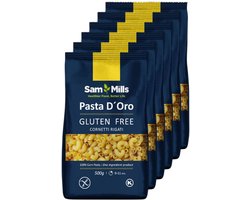 Sam Mills | Pasta d'Oro | Macaroni Pipette | 6 stuks | 6 x 500 gram