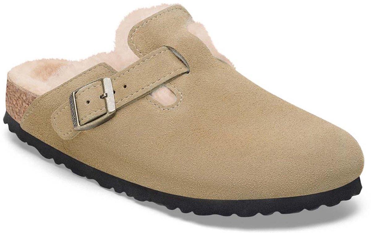Boston Shearling Suede Leather Fur Regular Bruin