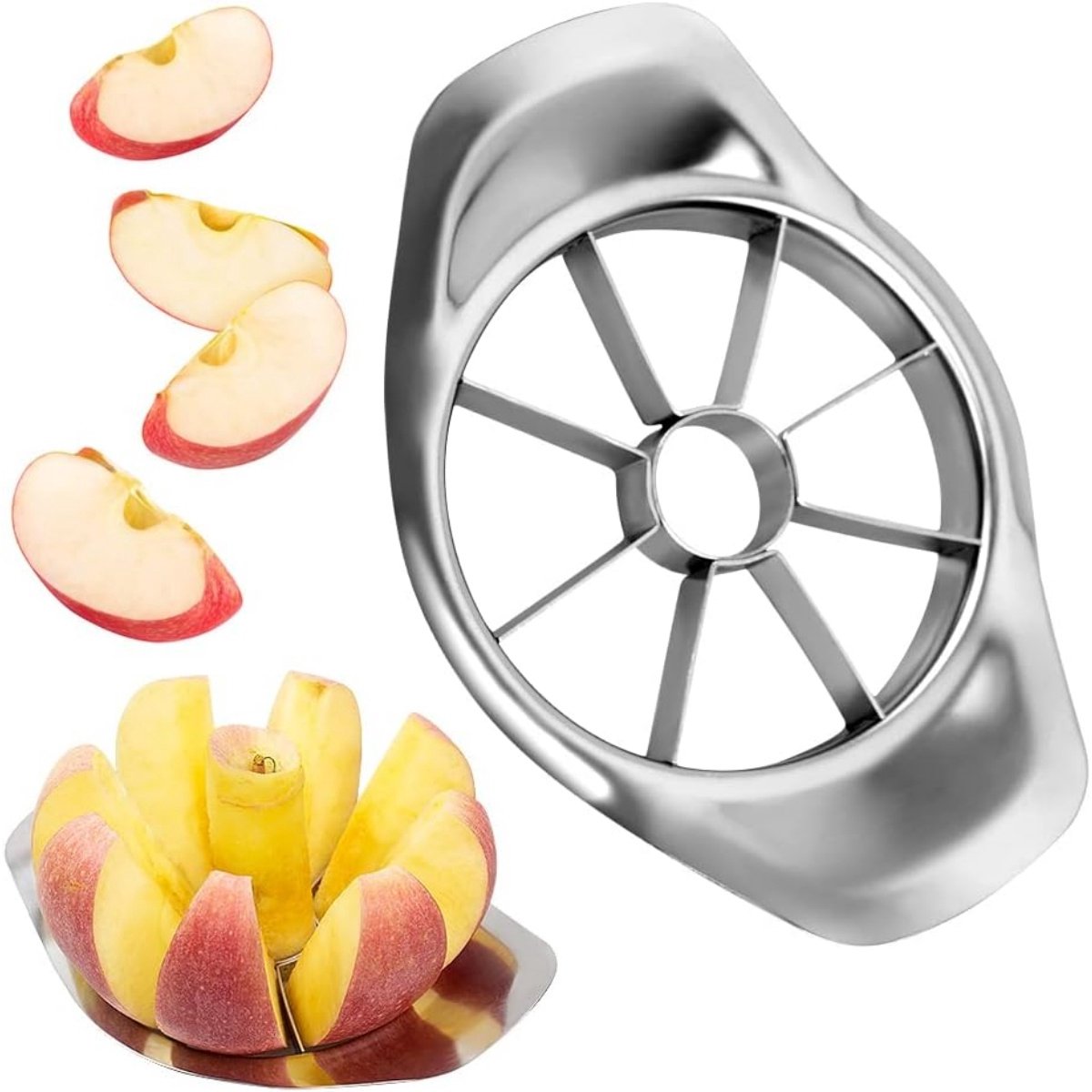 Coupe-Mangue Évideur En Acier Inoxydable 304 - Trancheuse Mangue Avec Poignées Ergonomiques, Outil Pratique