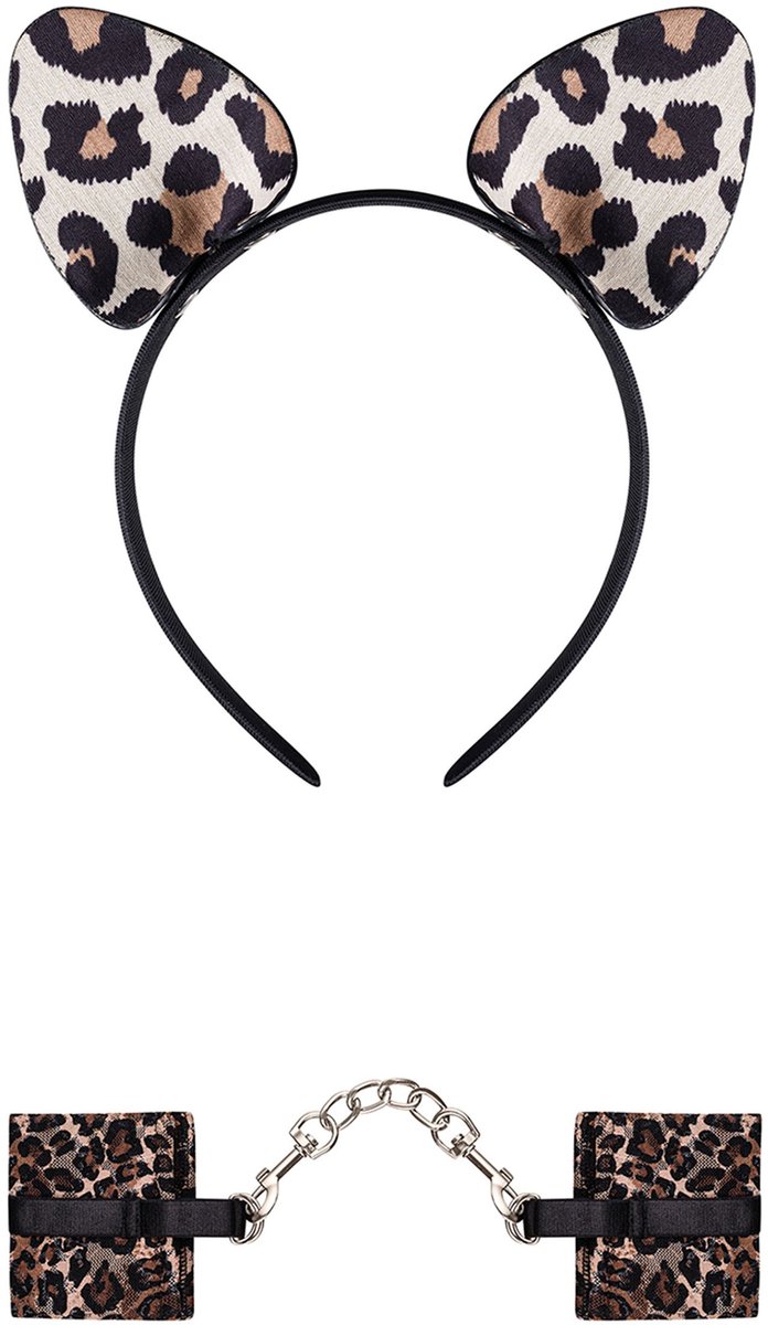 OBSESSIVE - TIGERLLA LEOPARD CUFFS AND EARS