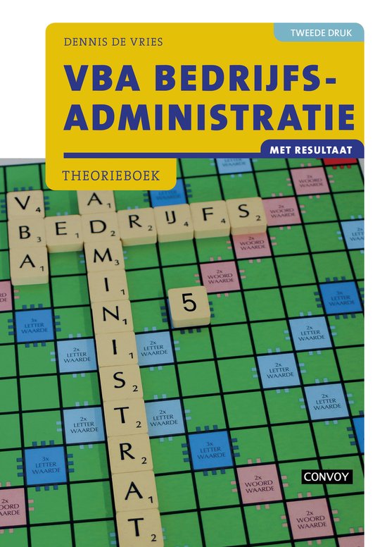 VBA Bedrijfsadministratie met resultaat 2e druk Theorieboek - cover