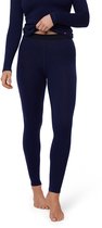 DANISH ENDURANCE Extreme Thermo Leggings - Femme - Laine mérinos - Pantalon thermique - Bleu foncé - L