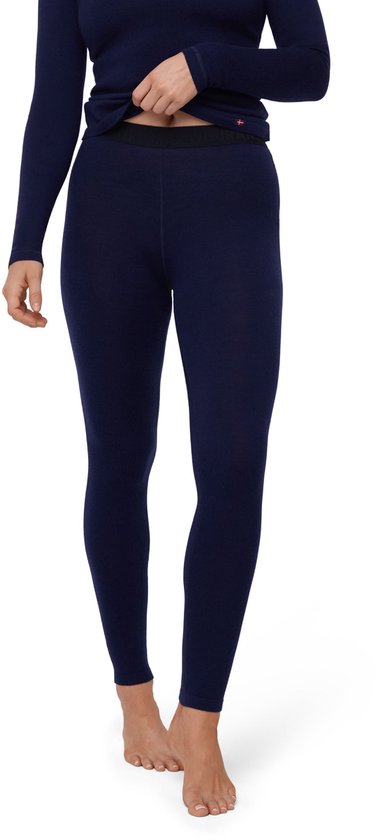 DANISH ENDURANCE Extreme Thermo Leggings - Dames - Merino Wol - Thermobroek - Donkerblauw - Maat S
