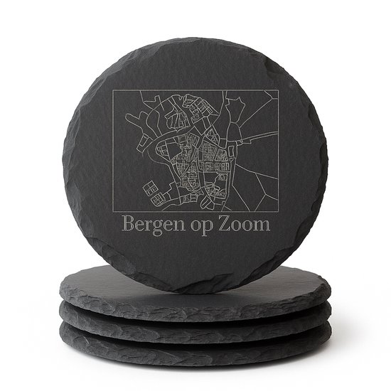 MONKEY SUN 12-pack prachtige zwarte leisteen onderzetters - ronde leisteen onderzetter voor bar keuken huisdecoratie, handgemaakte decoraties, 10,5 x 10,5 cm