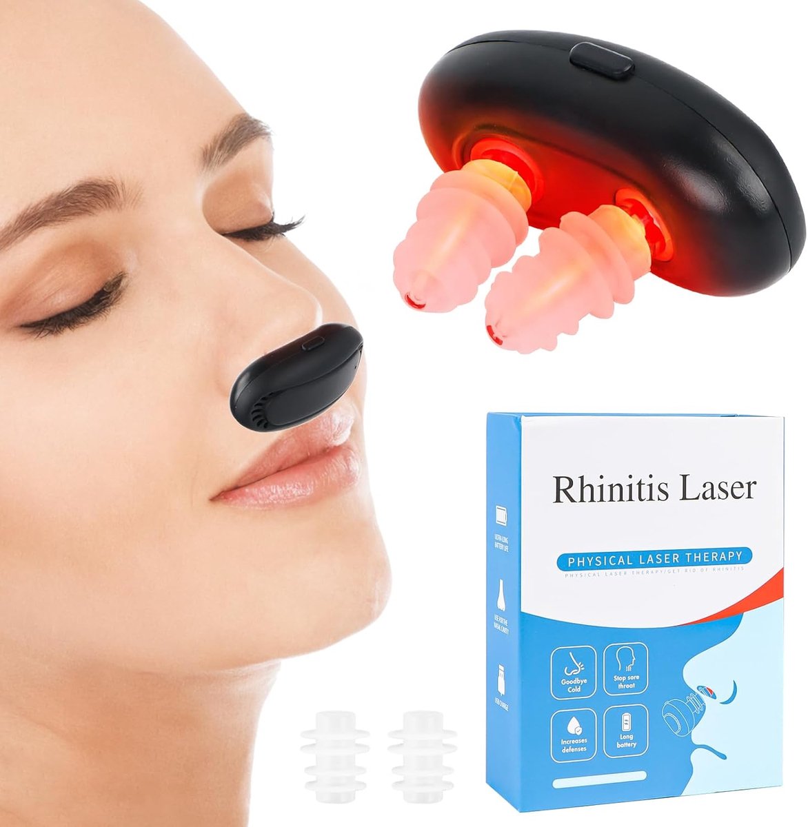 Nasal Therapy Device, Respirator, Red Light, Nasal Calming Device, Respirator, Respiratory, Red Light, Nasal Therapy Device, Rhinitis Therapy Device