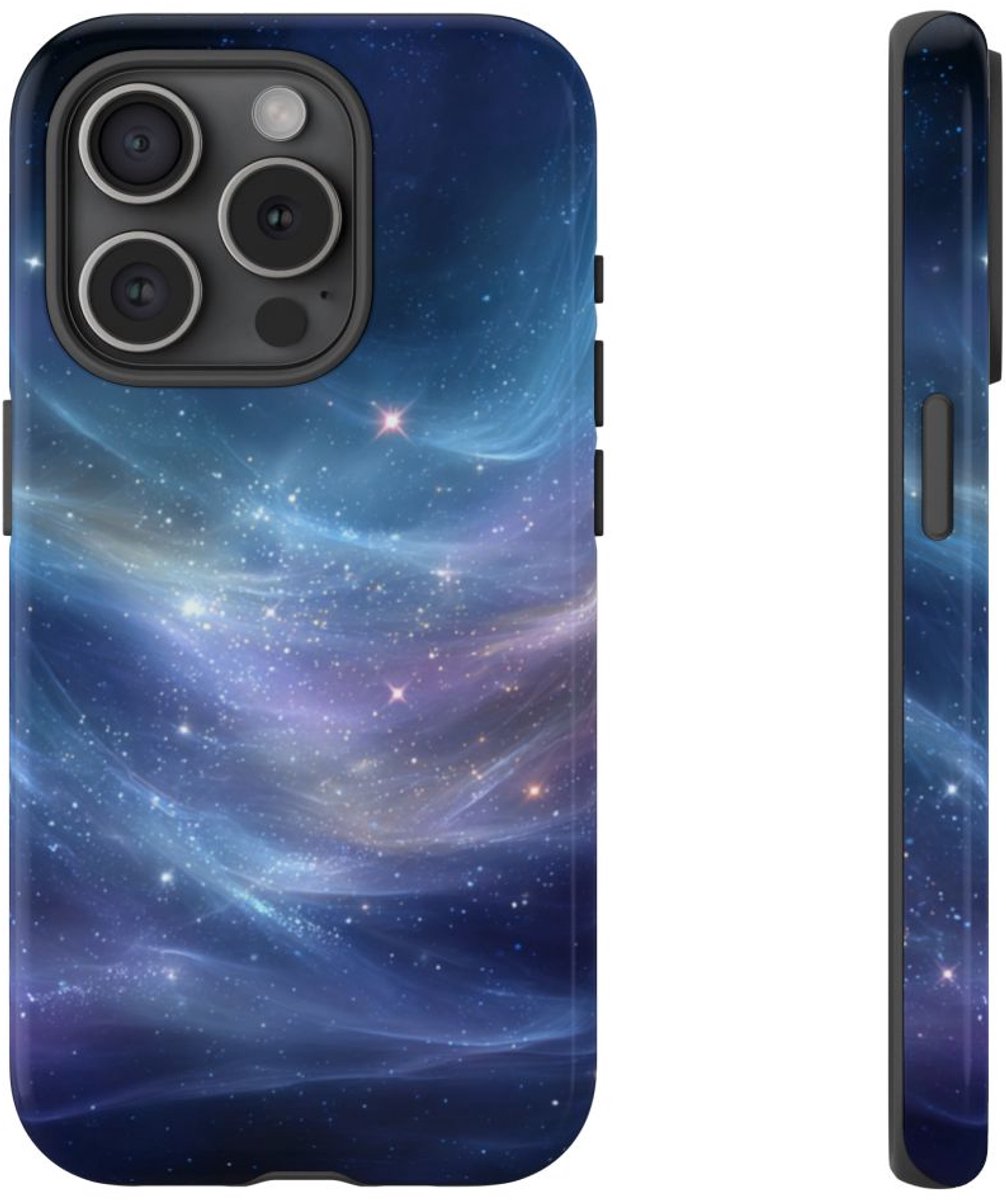 Sprookjesachtige Kosmische Nevel – Telefoonhoesje Geschikt voor iPhone 15 Pro