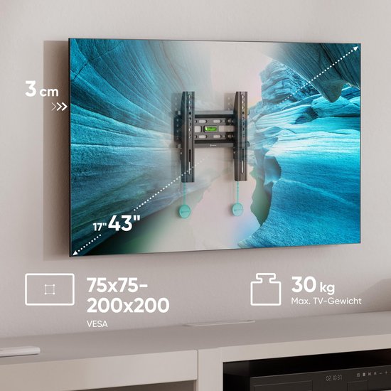 ONKRON Monitor Halterung für 13-34 Zoll Bildschirm bis zu 10 kg