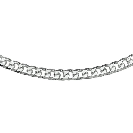 Vigor ketting geslepen gourmet 5,0 mm - Zilver