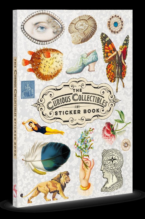 The Curious Collections Sticker Book - cover