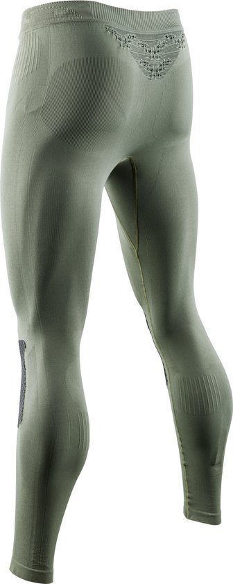 Pantalon thermique X-Bionic X-Plorer Energizer 4.0 pour homme - Régulation thermique étendue et tissu haute technologie pour de meilleures performances en marche, course et vélo - Vert olive/anthracite, XXL