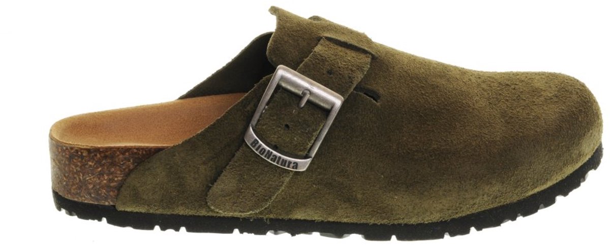 Clog Khaki Suede Bionatura maat 47