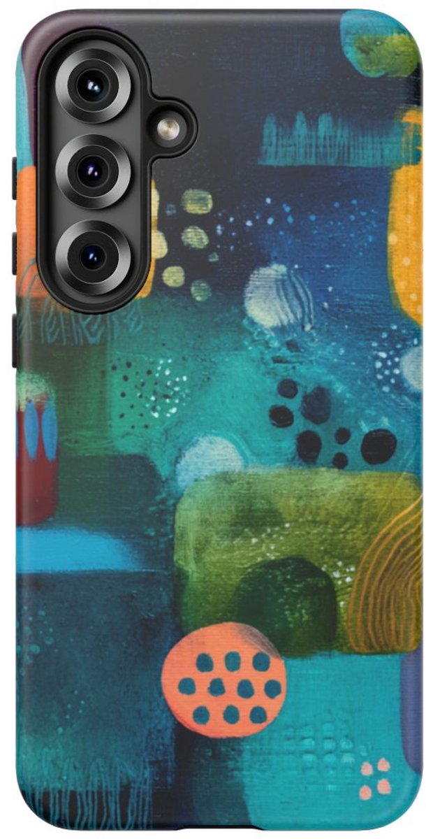 Abstracte Geometrische Kunst – Telefoonhoesje Geschikt voor Galaxy S25 Plus