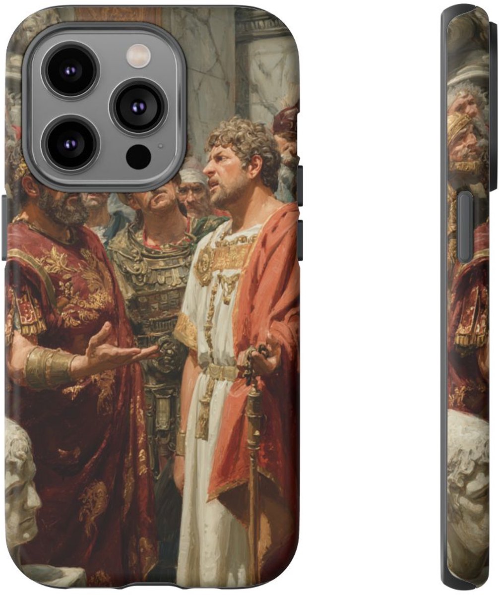 Koninklijke Hofscène met Adel – Telefoonhoesje Geschikt voor iPhone 14 Pro