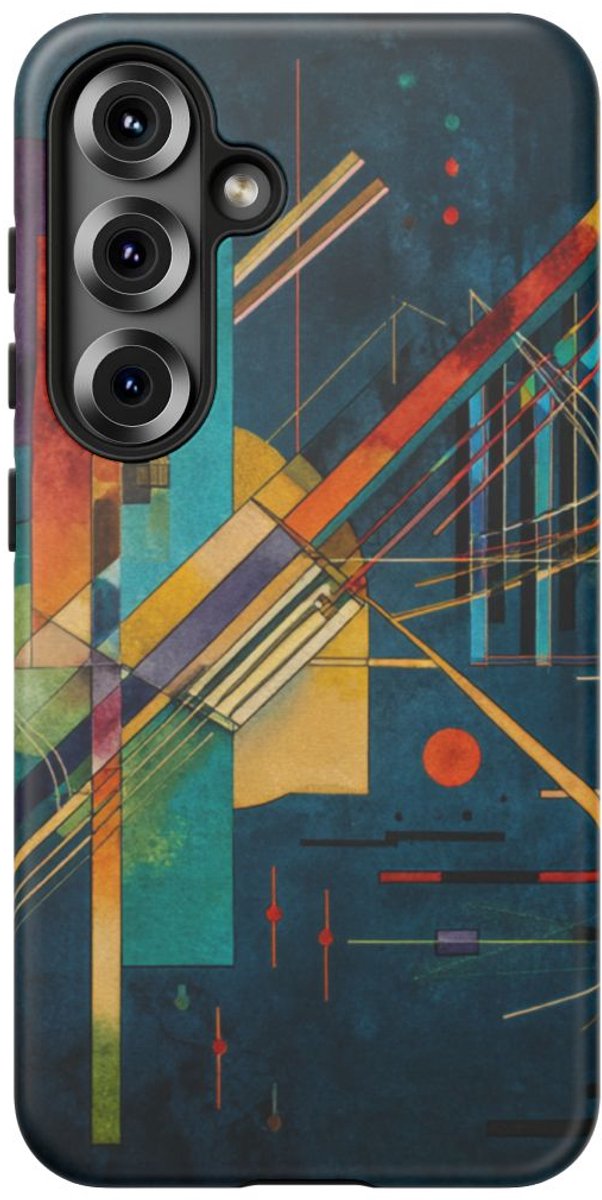 Abstracte Geometrische Kunst – Telefoonhoesje Geschikt voor Galaxy S25