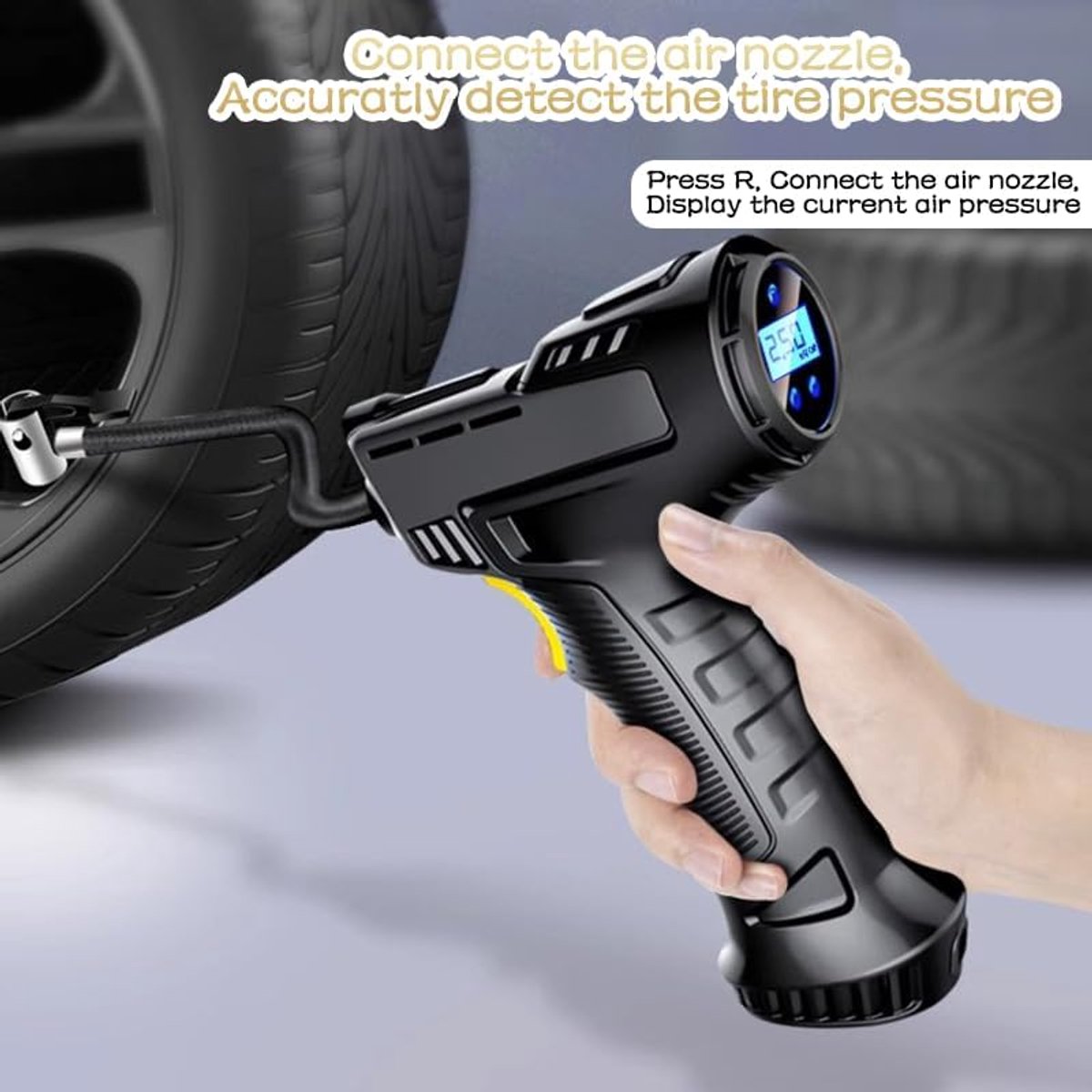 Allesto Banden pomp auto - Bandenpomp compressor thumbnail 2