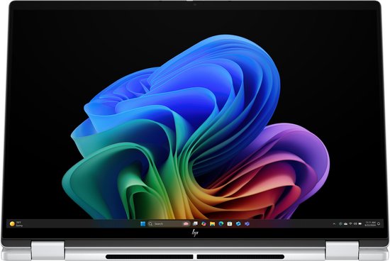 HP OmniBook X FlipNGAI 16-as0645nd Copilot+ PC Intel Core Ultra 7 256V Hybride (2-in-1) 40,6 cm (16") Touchscreen 2K 16 GB LPDDR5x-SDRAM 512 GB SSD Wi-Fi 7 (802.11be) Windows 11 Home Zilver - HP - Hoofdafbeelding