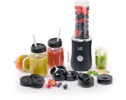 FRITEL Blend & go BG 2310 – Blender set / Smoothie Maker / Blender To Go – 500W – 0,3L / 0,6L / 0,6L – 4 Bekers / 14 Stuks
