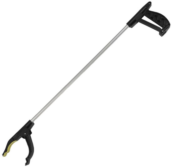 Afvalgrijper met klemgreep - 5x - 77 cm - grijphulp - afvalprikker - zwart/zilver - opruimen - schoonmaken van Starlab — afbeelding 5