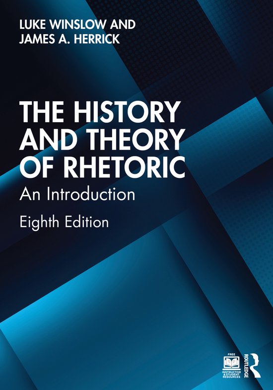 The History and Theory of Rhetoric - cover