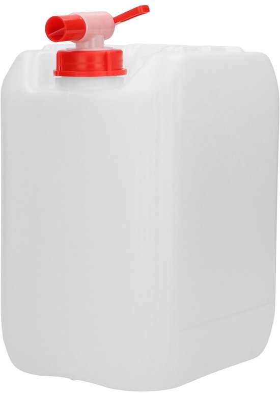 2 x 10.000 ml Jerrycan UN gekeurd HDPE naturel + Dop Zwart + Tap kraan - BPA Vrij - Niet Breekbaar - Jerrycan UN gekeurd - 2 stuks van Merkloos — afbeelding 3