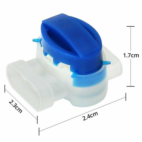 Kabelverbinder waterdicht - Gel connector - Kabelverbinder - Perimeterdraadconnector - draadverbinder voor robotmaaier perimeterdraad - perimeterdraad - begrenzingsdraad - model 314 - 15 stuks van Merkloos	 — afbeelding 4