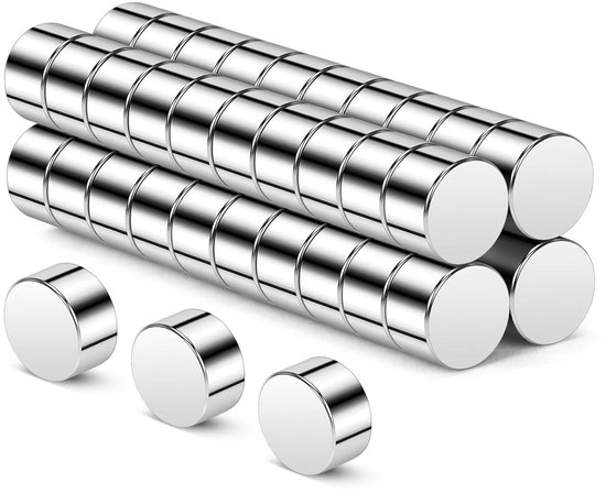 thumbnail image 2 of 10 Powerful Neodymium Magnets 8x2 Mm - Strong Rare Earth Magnets For Crafts, FIMO, Ceramics, DIY Projects 2 of 12