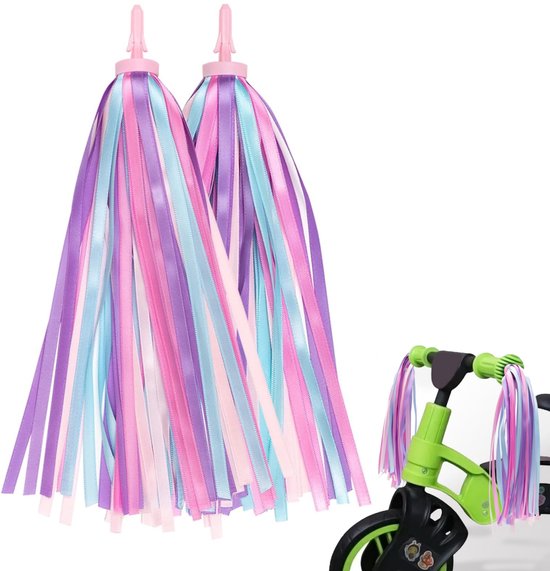 Kids Fiets Kwast Lint, 1paar Fiets Stuur Streamers Voor Meisjes En Jongens Scooter Kwastjes Kinder Fiets Accessoires