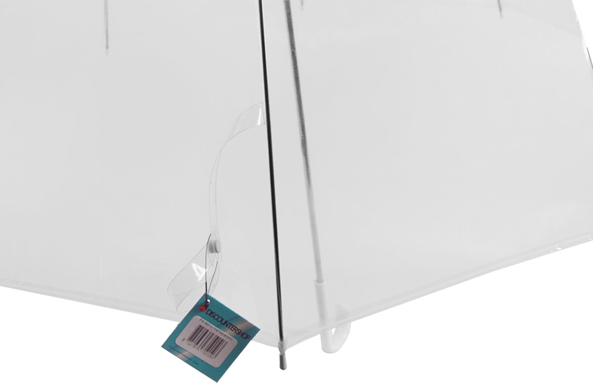 Transparante Koepelparaplu Set van 2 – Paraplu Bruiloft Lichtgewicht – Doorzichtige Paraplu Ø75 cm – Haakvorm Handvat – Koepelvormige Paraplu voor Speciale Gelegenheden en Fotoshoots — cadeau in Cadeau-ideeën - foto 6