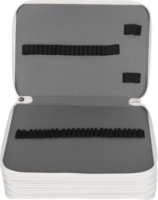 Make-up Organizer Set Met 3 Vakjes 28 X 16 X 38 Cm En Een LED Spiegel En Vakjes Set 28 X 16 X 38 Cm